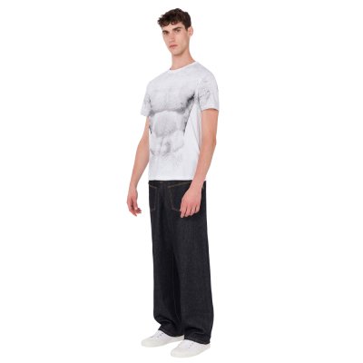 THE PRINTED NYLON SWIM BOXERSPRINTED ORGANIC COTTON JERSEY T-SHIRT